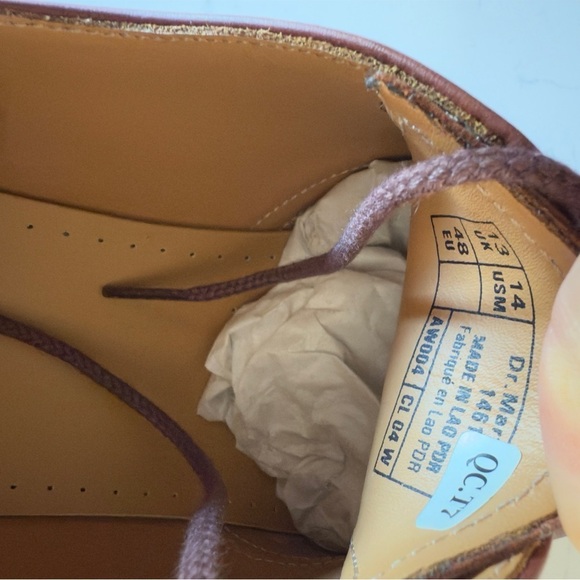NIB Dr. Martens 1461 Derby loafer in brown size: 14 main image 5